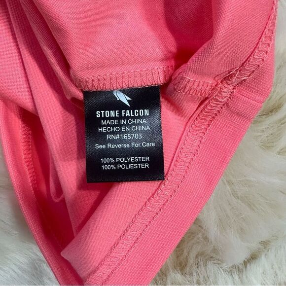 Pink Short Sleeve V-Neck Tee - Picture 9 of 9